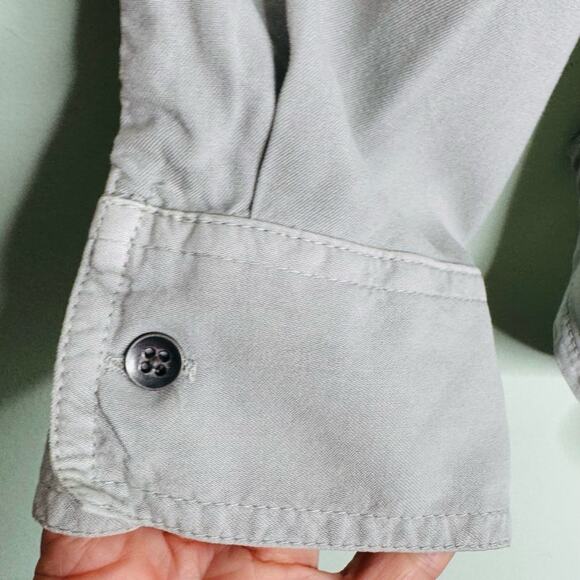 Rock & Republic Womens Gray Western Button-Up Shirt Blouse XL NWT - Picture 6 of 10